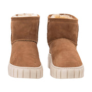Alexa Chestnut Water Resistant Suede Leather