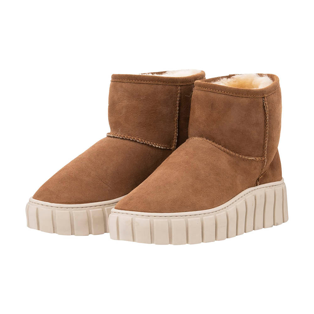 Alexa Chestnut Water Resistant Suede Leather