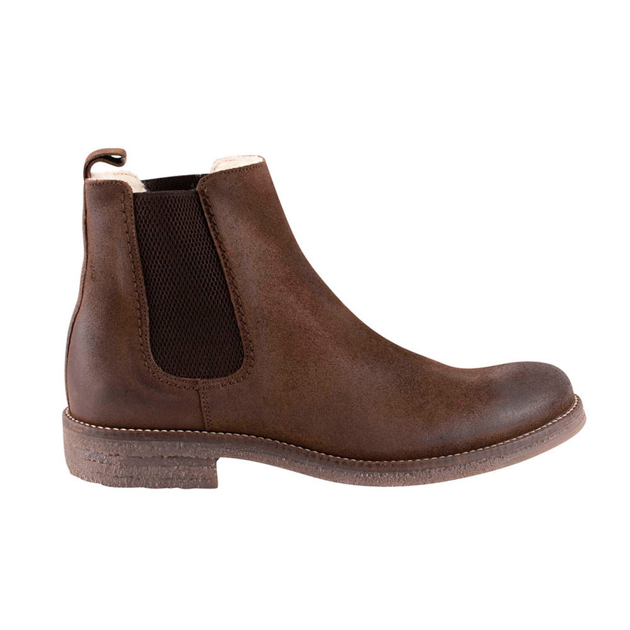 Emanuel Brown Oiled Suede Leather