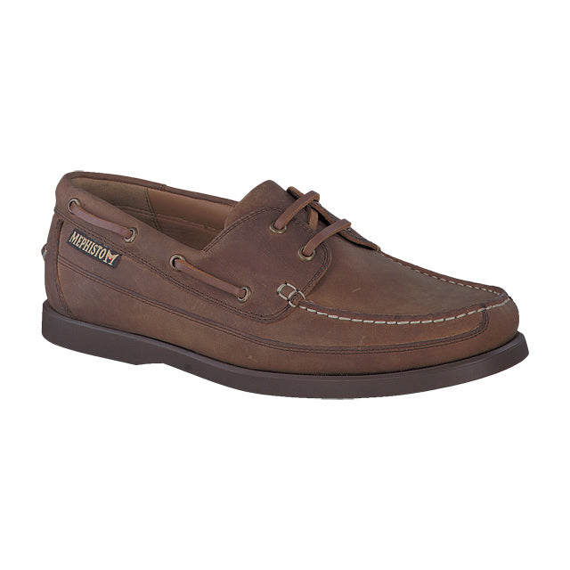 Mephisto Boating Tobacco Brown grizzly Leather from footwear4you.co