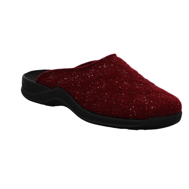 2304 48 Claret Comfortfelt Mules