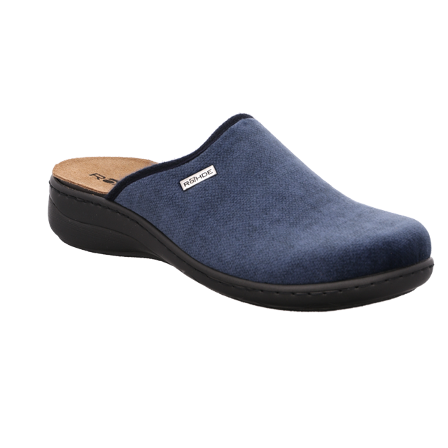 6853-55 Jeans Blue Slippers Mules