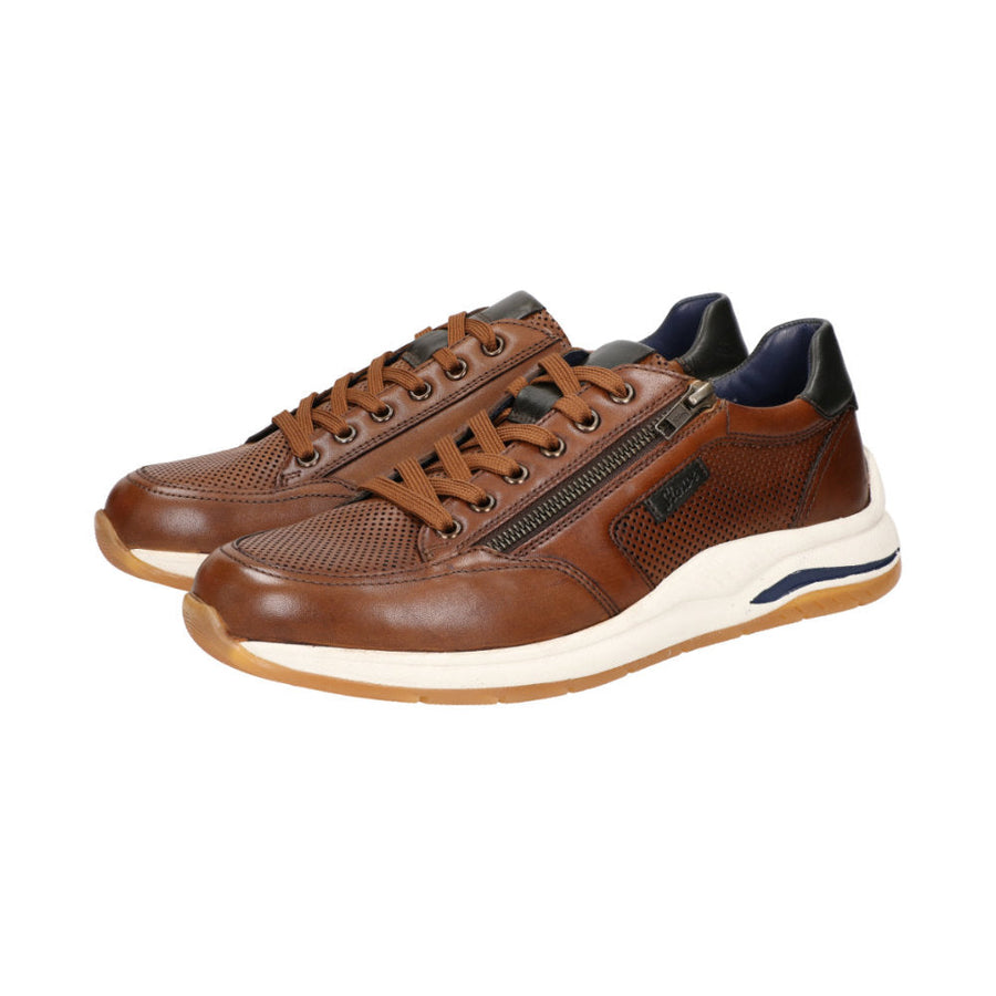 Turibio-710-J 10441 Brown Lace-Up Shoes