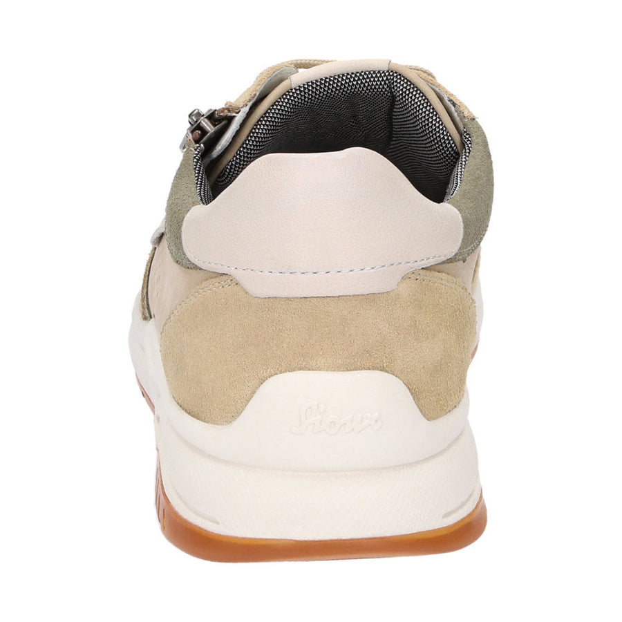 Turibio-702-J 10479 Beige Multi Lace-Up Trainers