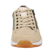 Turibio-702-J 10479 Beige Multi Lace-Up Trainers