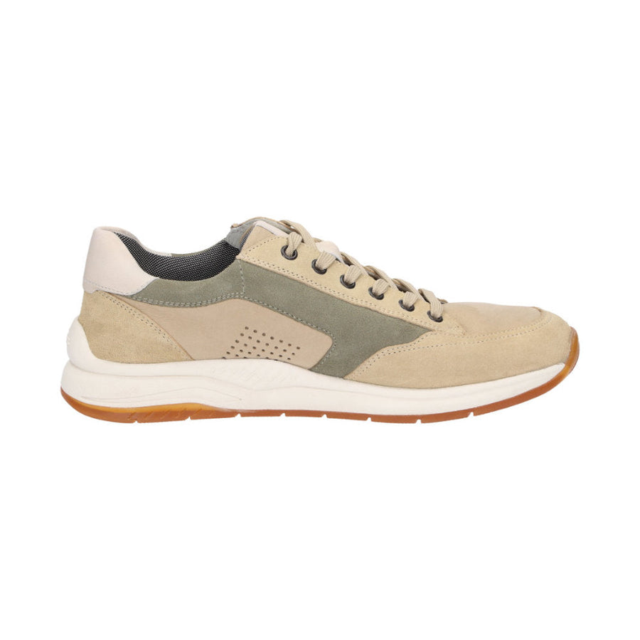 Turibio-702-J 10479 Beige Multi Lace-Up Trainers