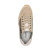 Turibio-702-J 10479 Beige Multi Lace-Up Trainers