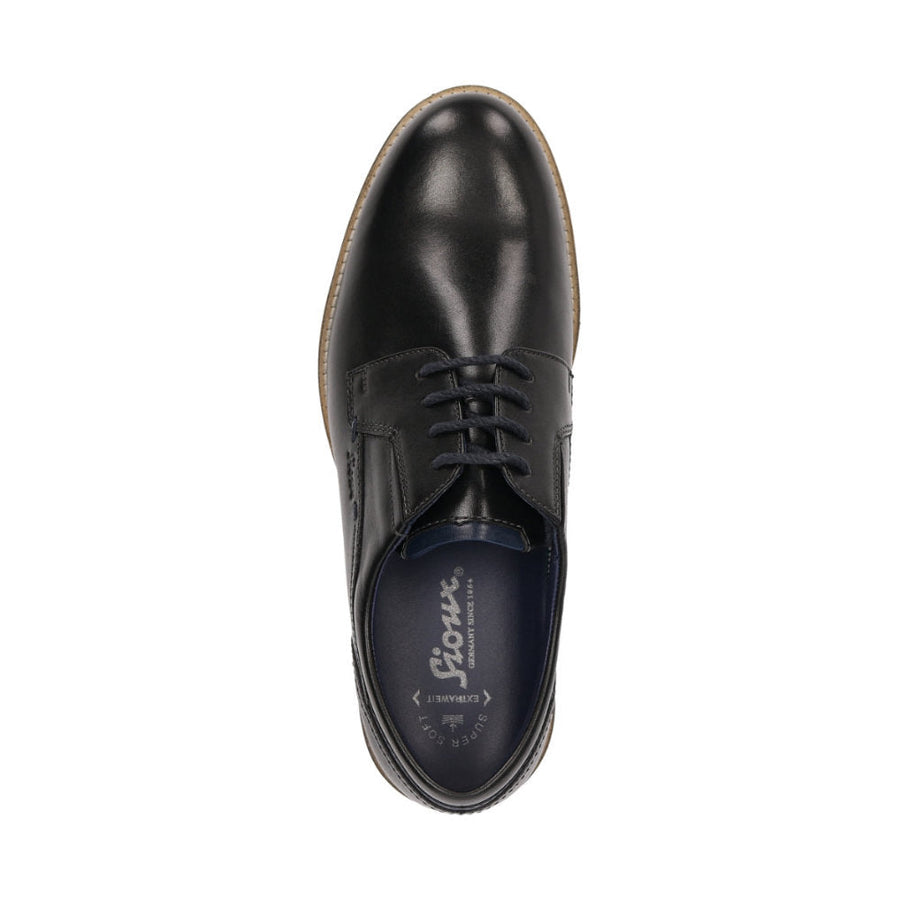 Dilip-716-H 12070 Black Lace-Up Shoes