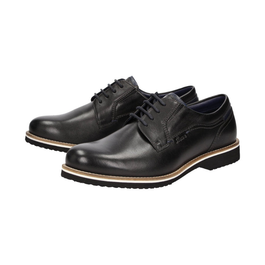 Dilip-716-H 12070 Black Lace-Up Shoes