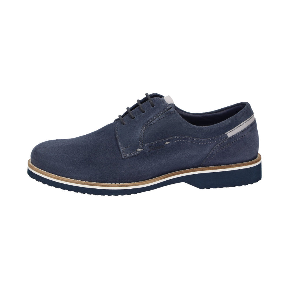 Dilip-716-H 12074 Navy Lace-Up Shoes