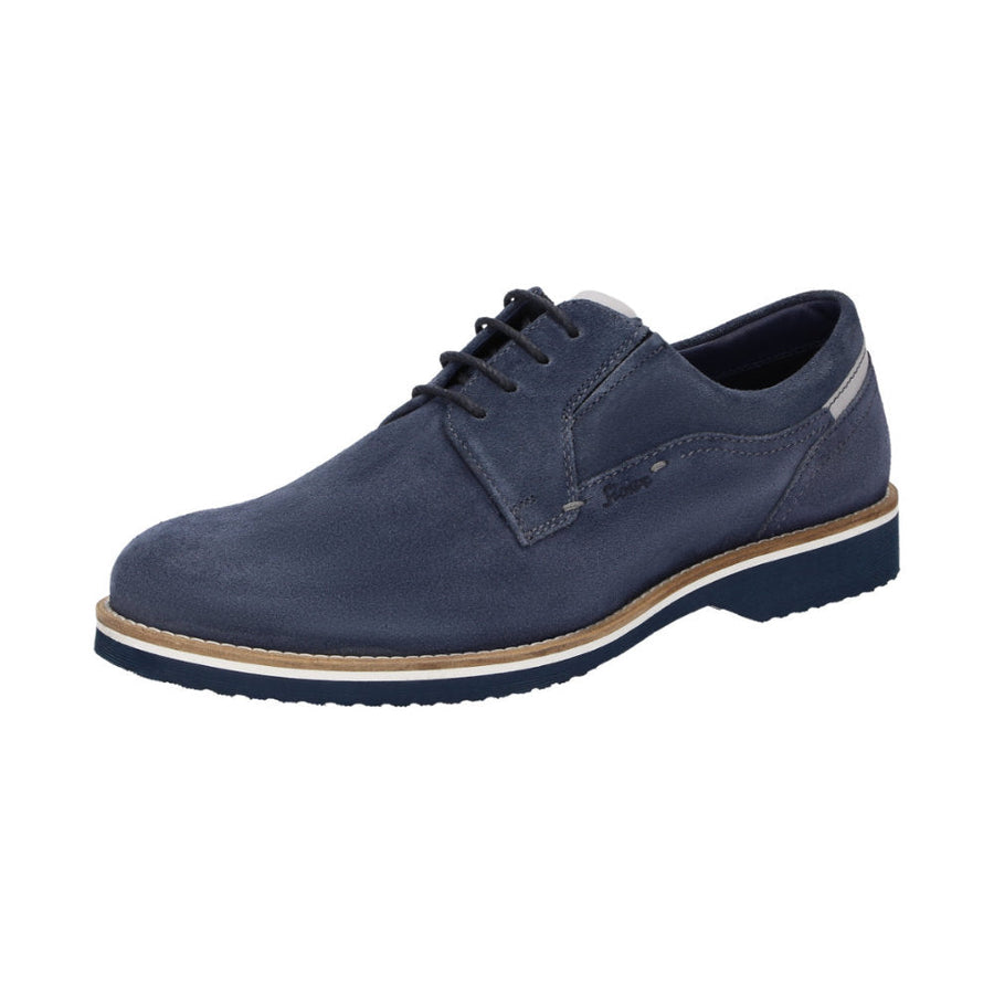 Dilip-716-H 12074 Navy Lace-Up Shoes