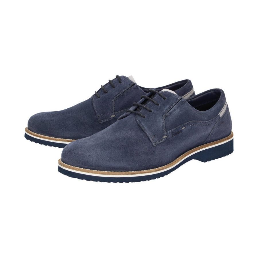 Dilip-716-H 12074 Navy Lace-Up Shoes