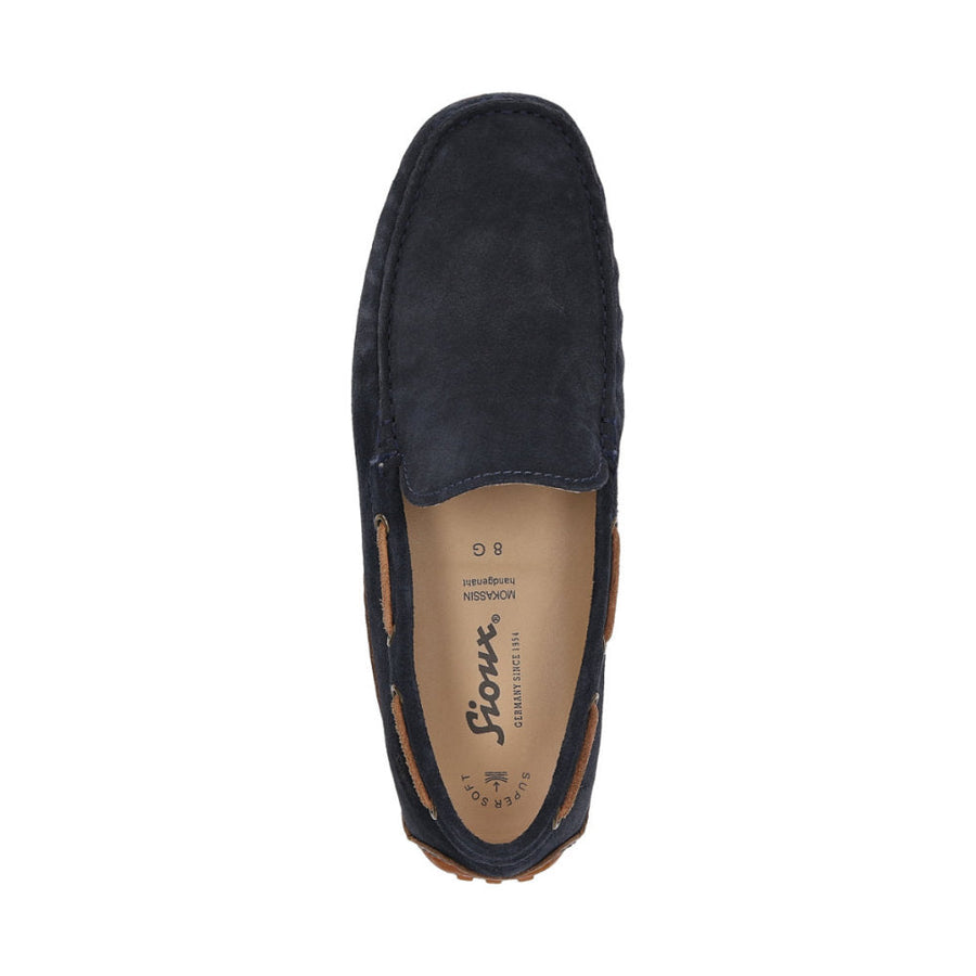 Callimo 12134 Navy/Brown Moccasin