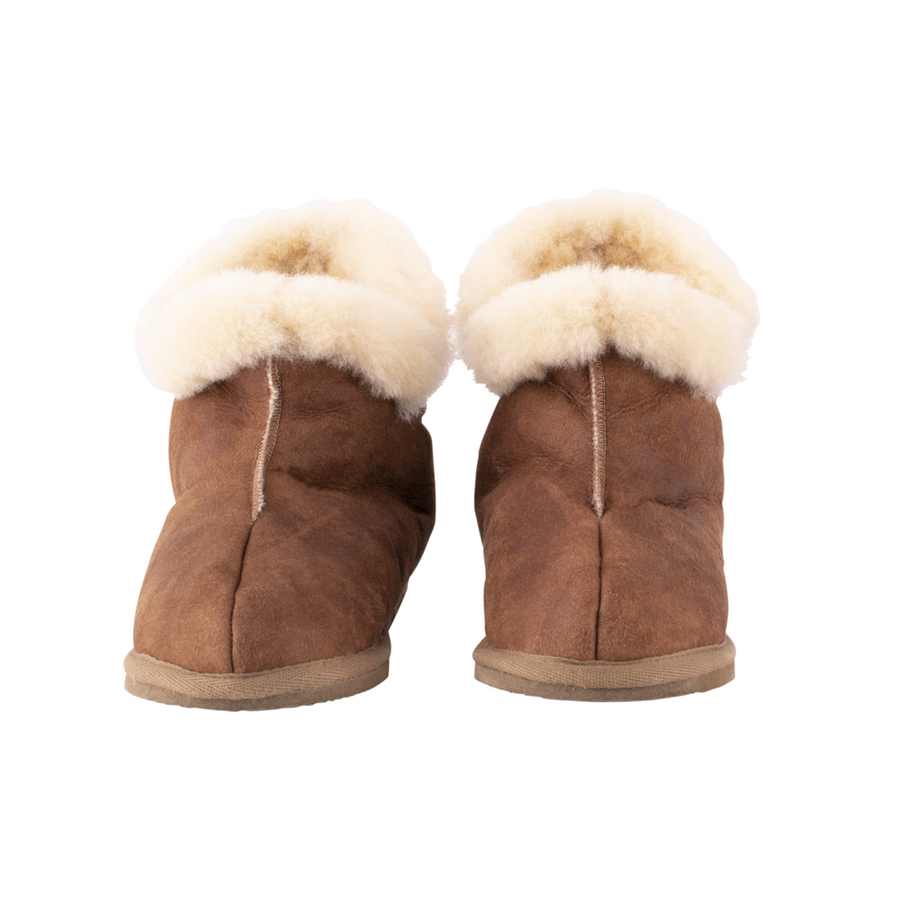 Bella Antique Cognac Natural sheepskin