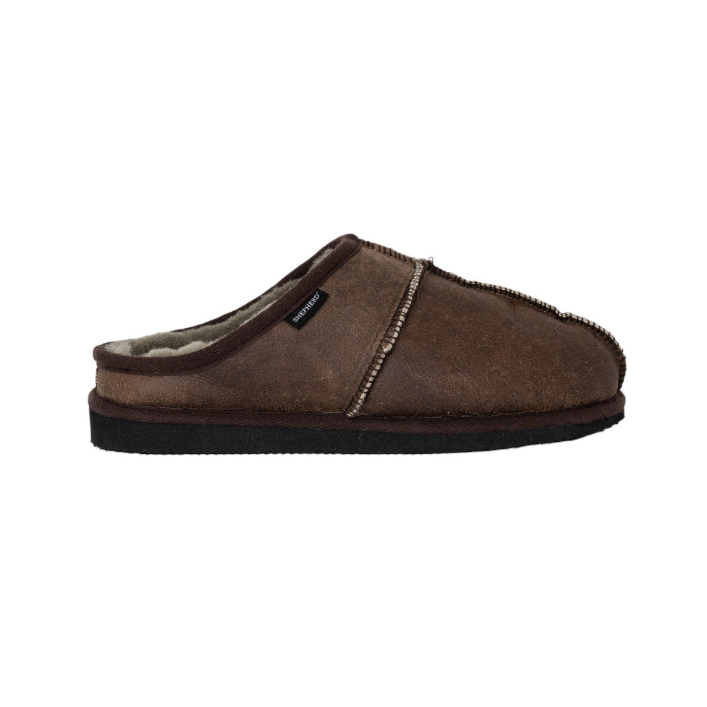 Shepherd of Sweden Bobo Stone Oiled Antique Sheepskin Slippers