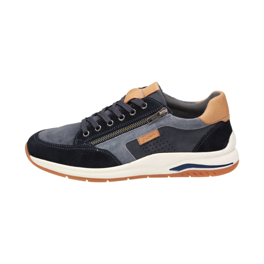 Turibio-702-J 38672 Navy Multi Lace-Up Shoes