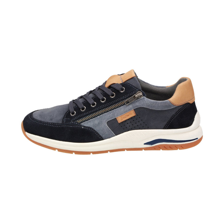 Turibio-702-J 38672 Navy Multi Lace-Up Shoes