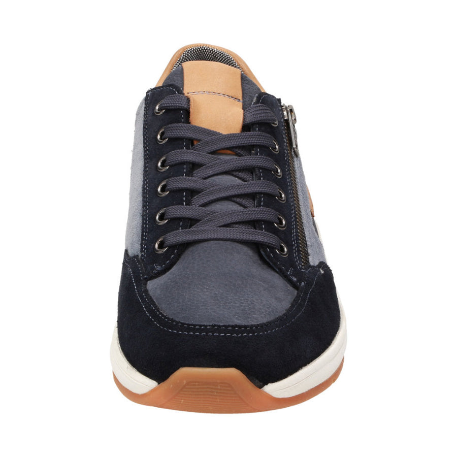 Turibio-702-J 38672 Navy Multi Lace-Up Shoes
