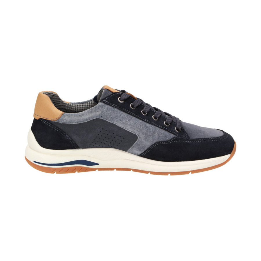 Turibio-702-J 38672 Navy Multi Lace-Up Shoes
