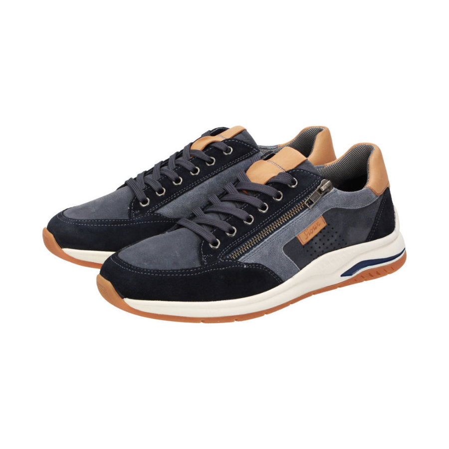 Turibio-702-J 38672 Navy Multi Lace-Up Shoes