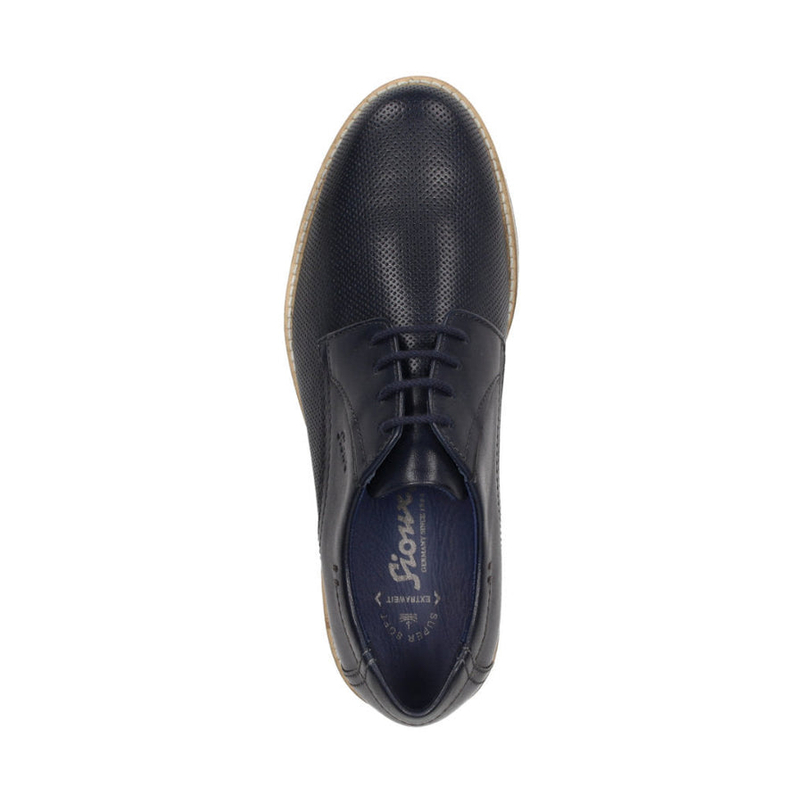 Dilip-701-H 38760 Navy Lace-Up Shoes
