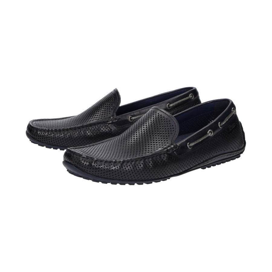 Carulio-706 39615 Navy Moccasin