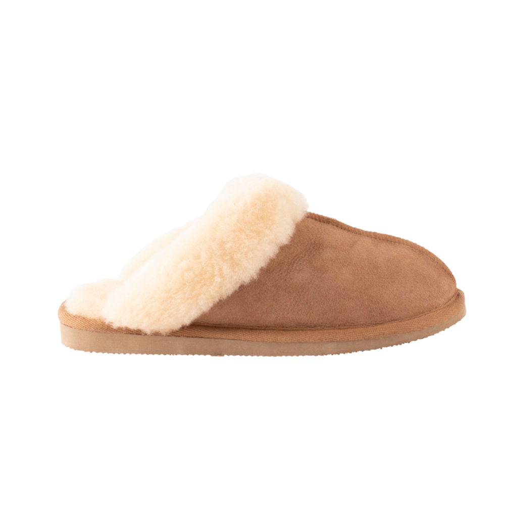 Shepherd of Sweden Jessica Chestnut Sheepskin Slippers