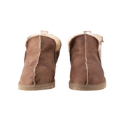 Annie Antique Cognac/Gold Natural sheepskin