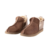 Annie Antique Cognac/Gold Natural sheepskin