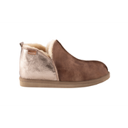 Annie Antique Cognac/Gold Natural sheepskin