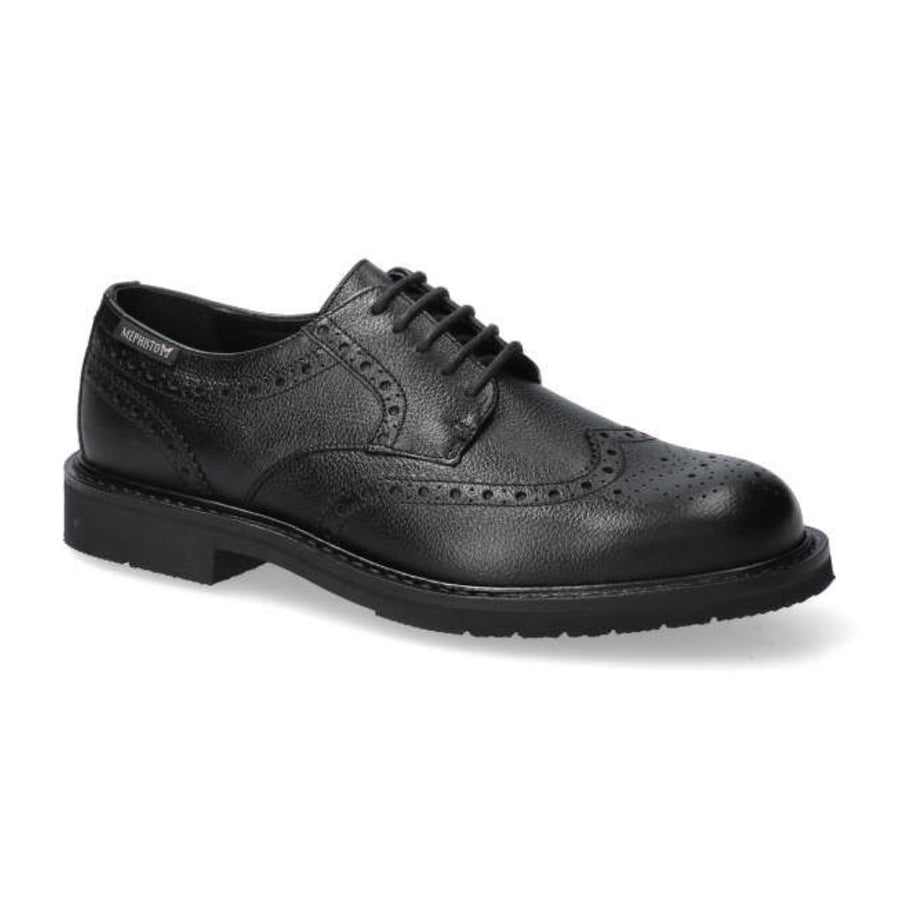 Max 9100 Black Gipsi Leather Goodyear Welted Brogues