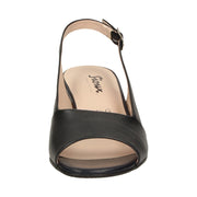 Zippora 63633 Black Slingback Sandals