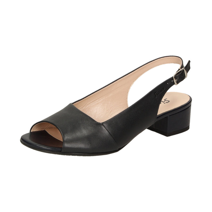 Zippora 63633 Black Slingback Sandals