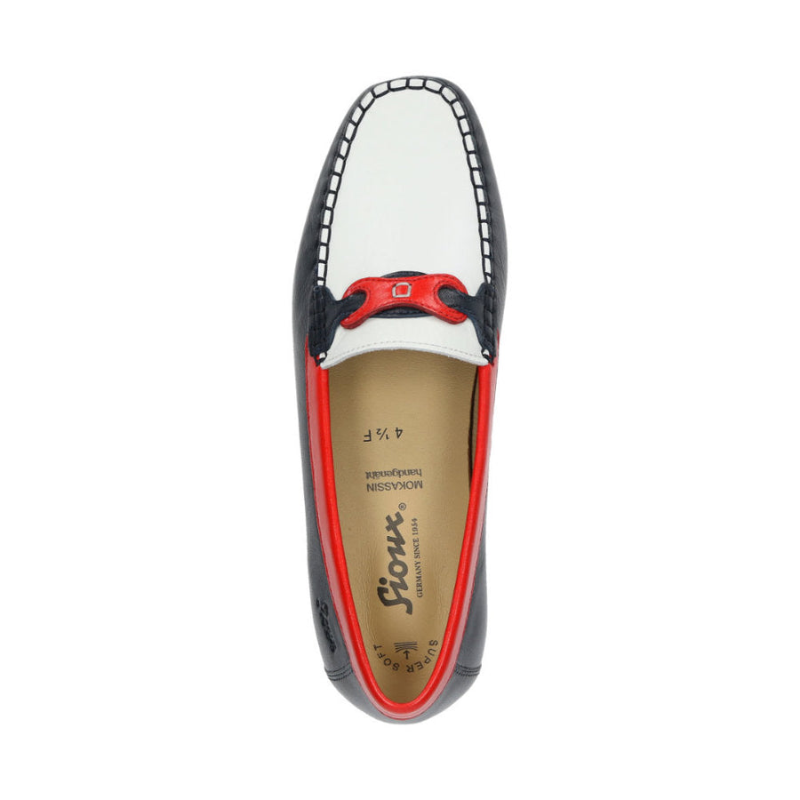 Colandina 65016 Blue Multi Moccasin