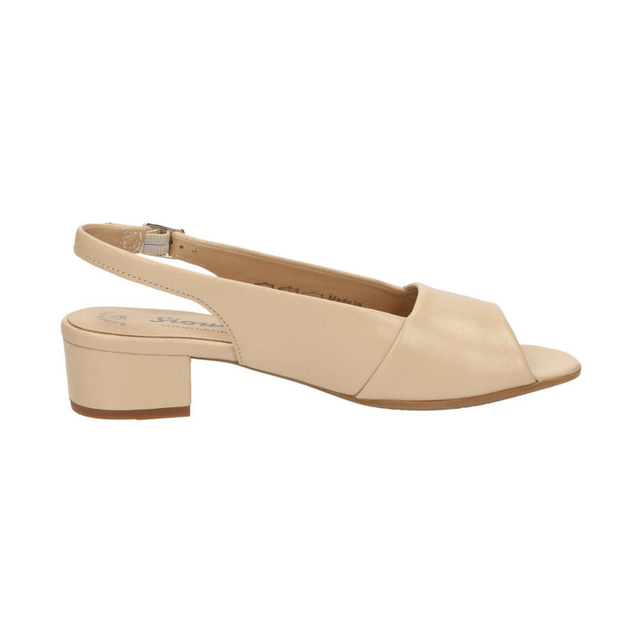 Zippora 66183 Beige Slingback Sandals