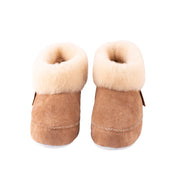 Shepherd of Sweden Emmy Chestnut Sheepskin Slippers