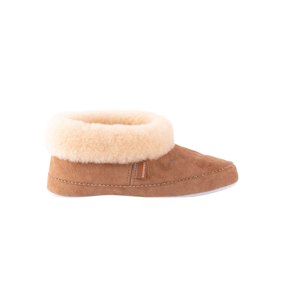 Shepherd of Sweden Emmy Chestnut Sheepskin Slippers