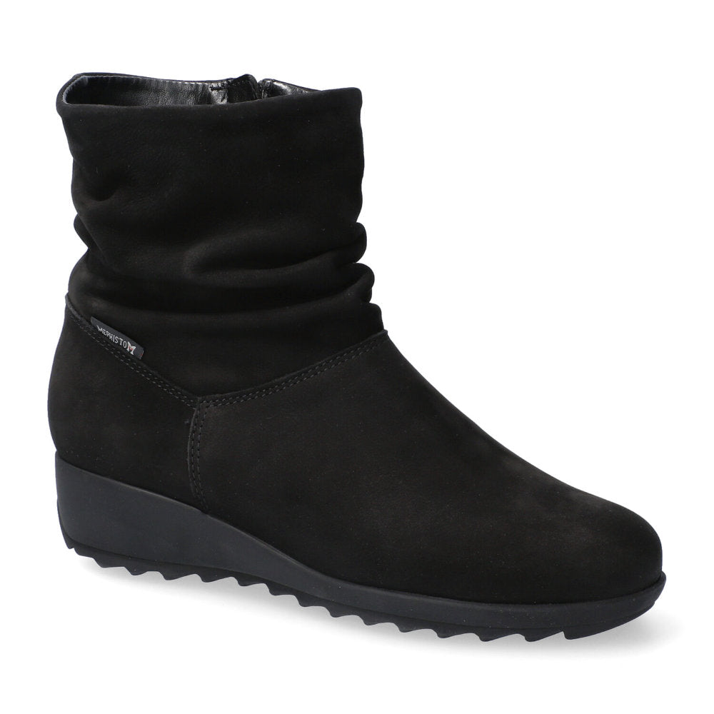 Agatha Bucksoft 6900 Black Nubuck Leather