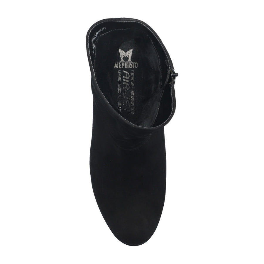 Agatha Bucksoft 6900 Black Nubuck Leather
