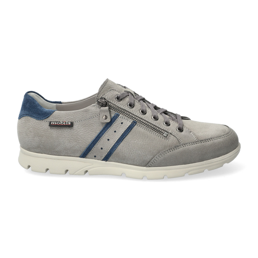 Mobils Kristof 3105/3669 Light Grey Bucklux Washable Leather Shoes  