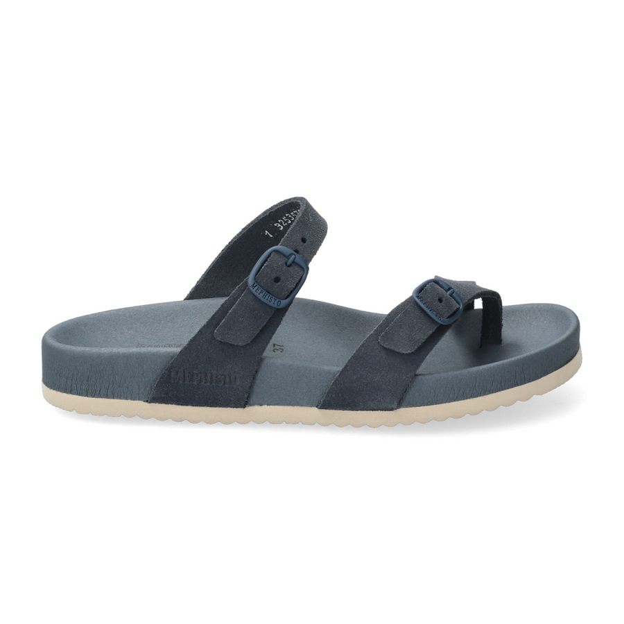 Kristal 62813 Deep Blue Sandvel Leather Sandals - Quick delivery