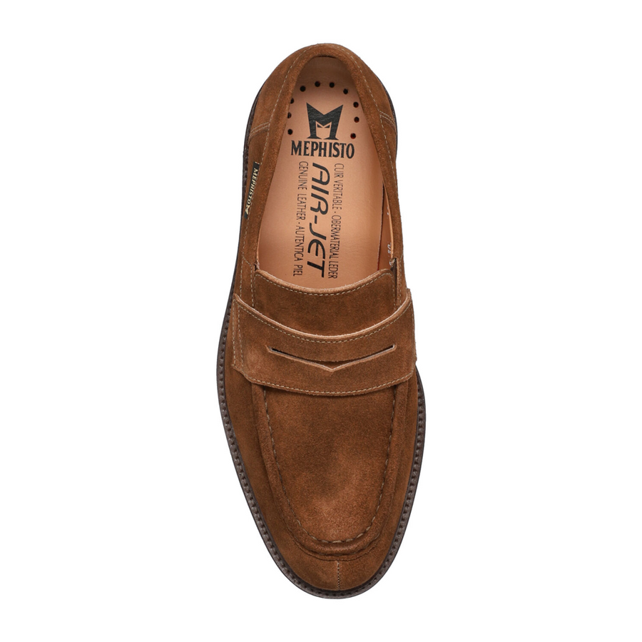 Buck 9858 Camel Brown Suede Leather