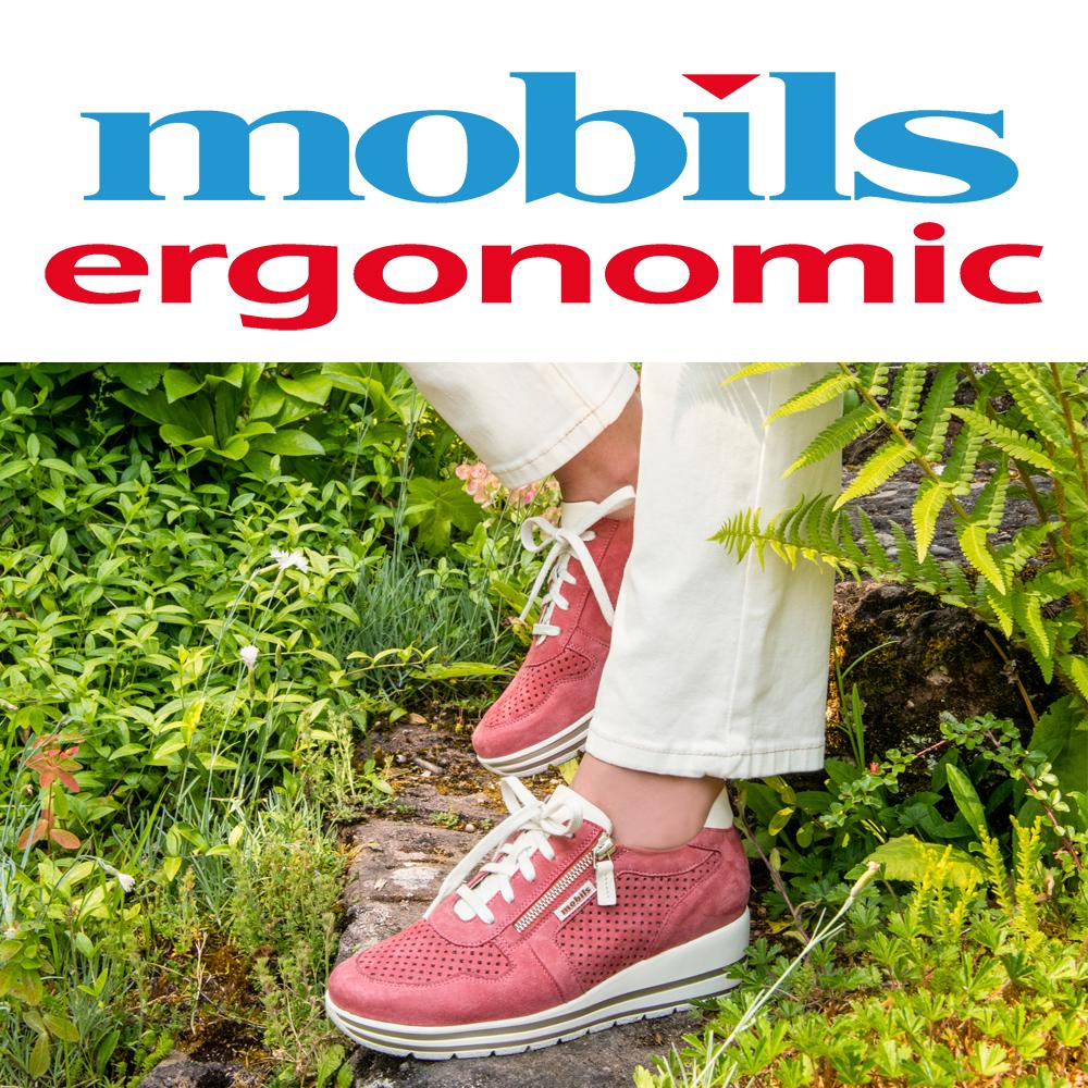 Mobils Ergonomic - image of Mobils shoes with logo