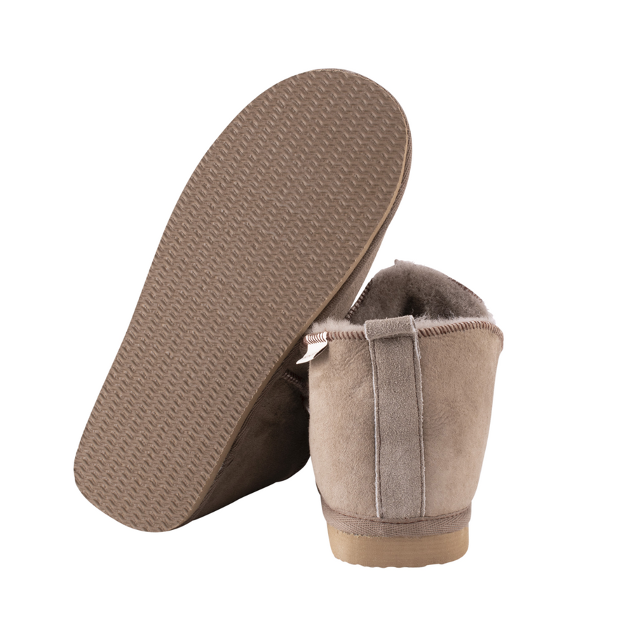 Annie Dark Stone Natural Sheepskin