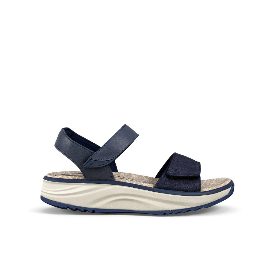 Joya Flores Dark Blue Sandals