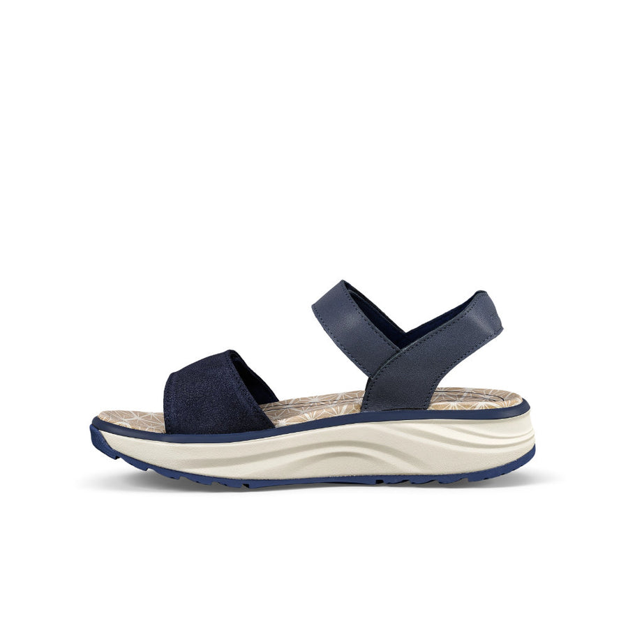 Joya Flores Dark Blue Sandals
