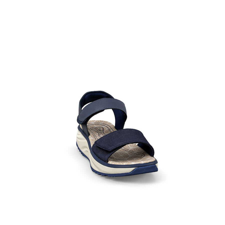 Joya Flores Dark Blue Sandals