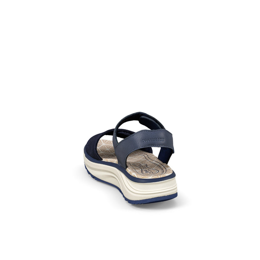Joya Flores Dark Blue Sandals