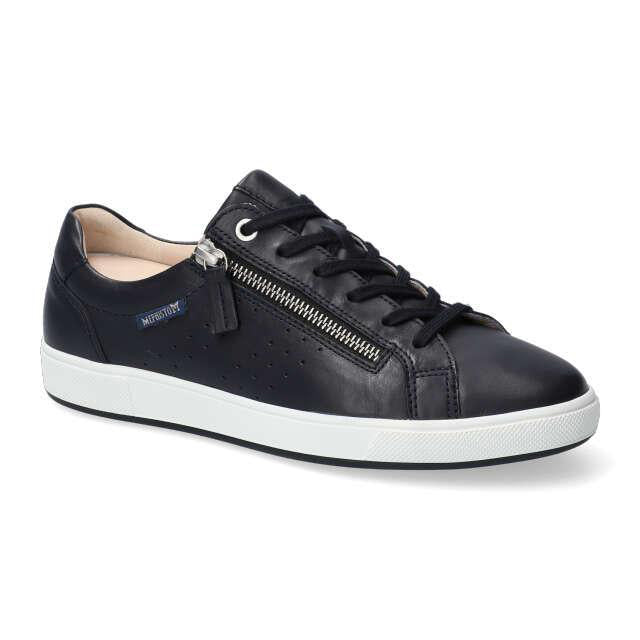 Sale £125 - Nikita Navy Silk Touch Leather