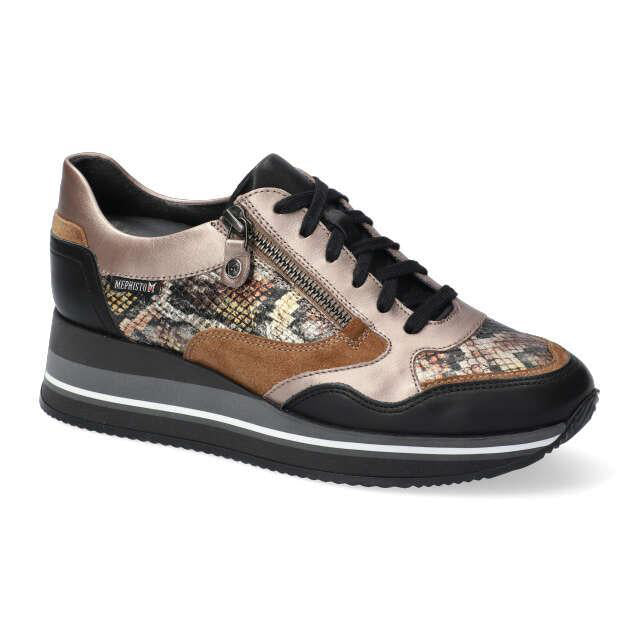 Olimpia Black Boa Leather Size 5.5